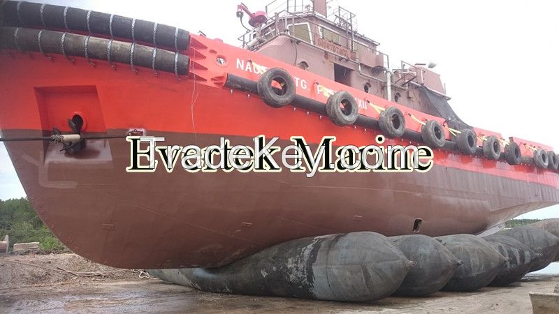 evertek ship launching landing rubber marine airbag