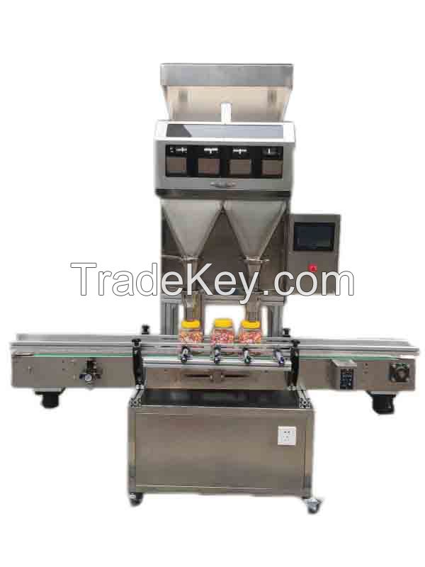 Double Heads Granule Filling Machine