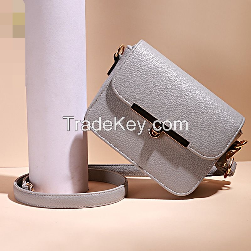 2017 new fashion small square bag sling bag shoulder bag PU leather cross body bag