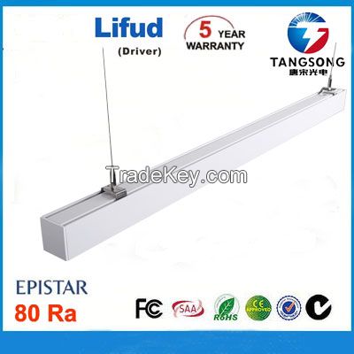 Multiple fixtures linkable Led Linear Pendant Light