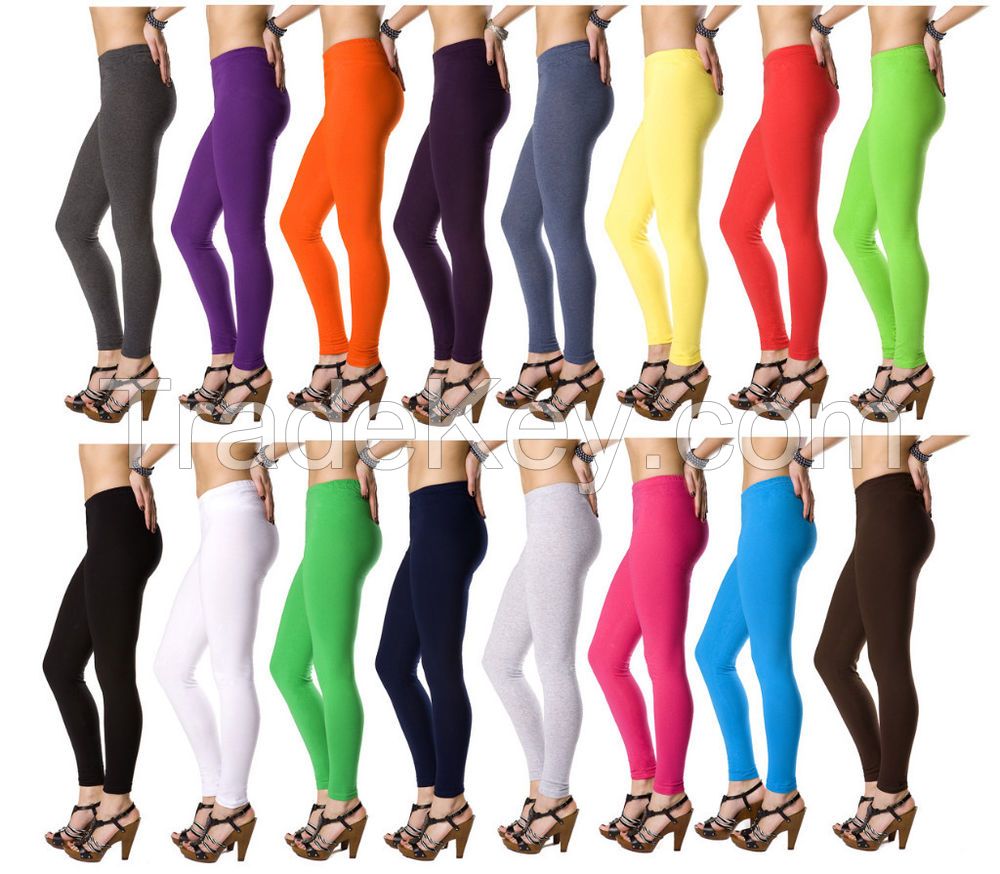 Legging Cotton Lycra 4 Way Strechable