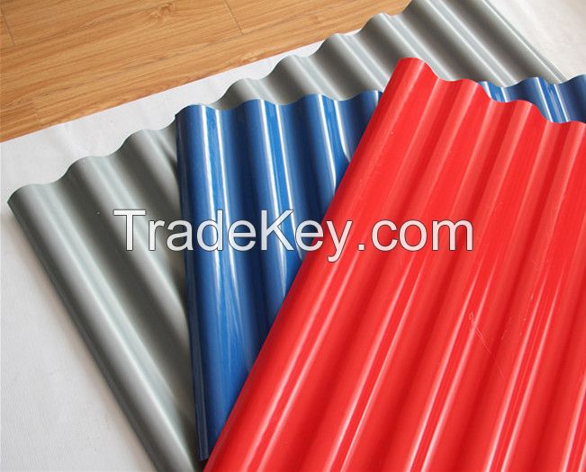 upvc corrugated roof tile for civil house