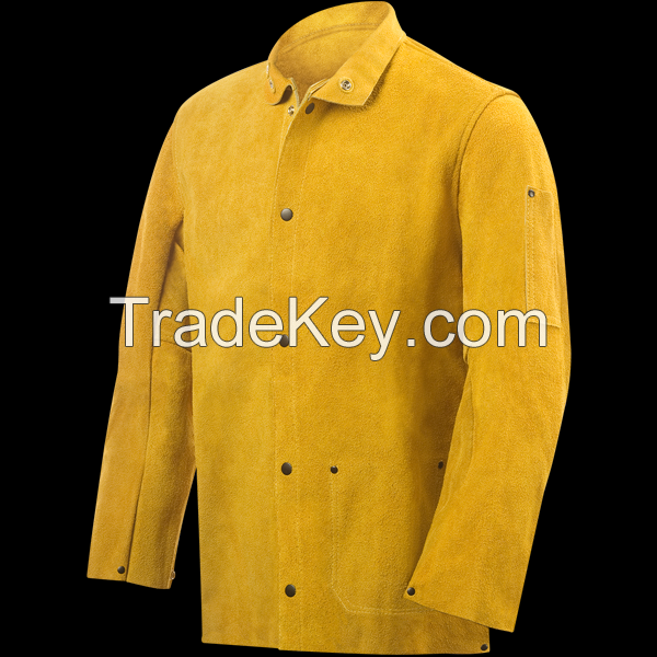 Welding Safety Jacket, Made of fine quality split leather