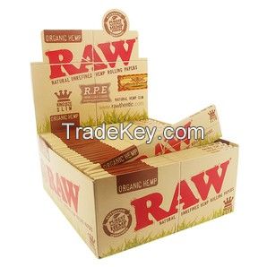 RAW Organic /Classic Hemp King Size Slim Rolling Papers