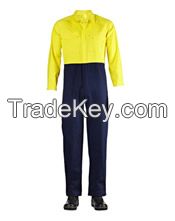 Hi Vis Two Tone Raglan Sleeve Coverall