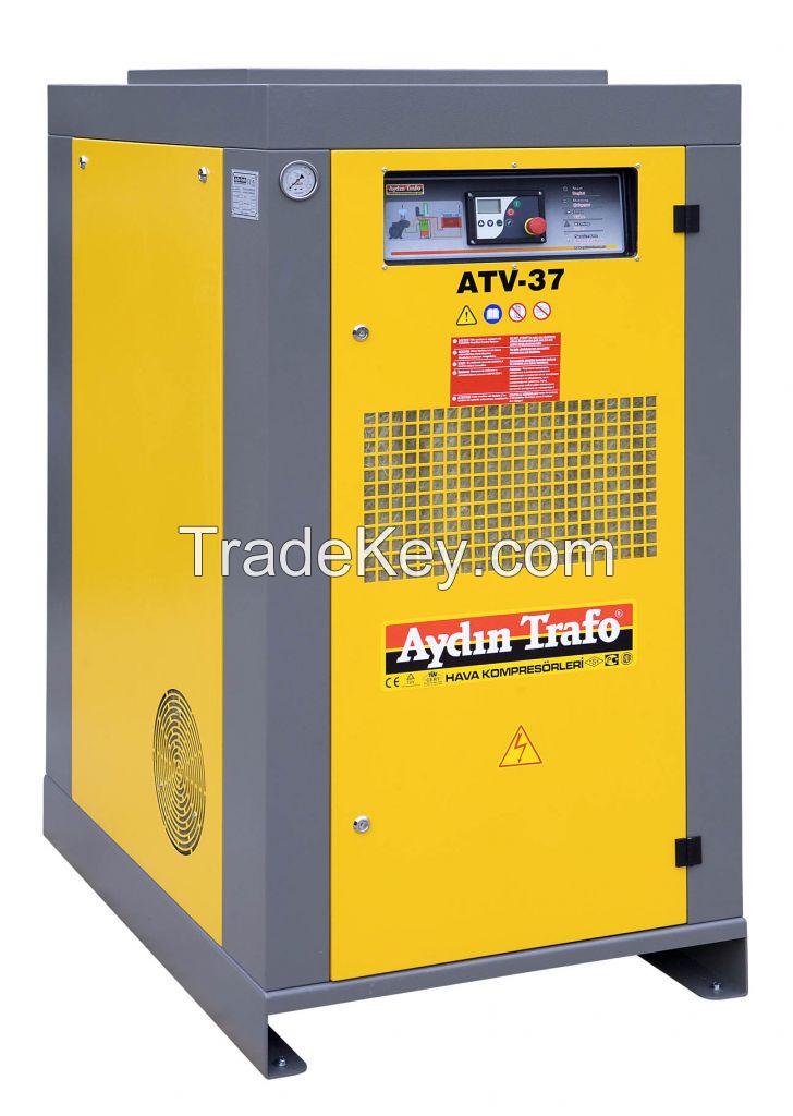 belt driven screw air compressor