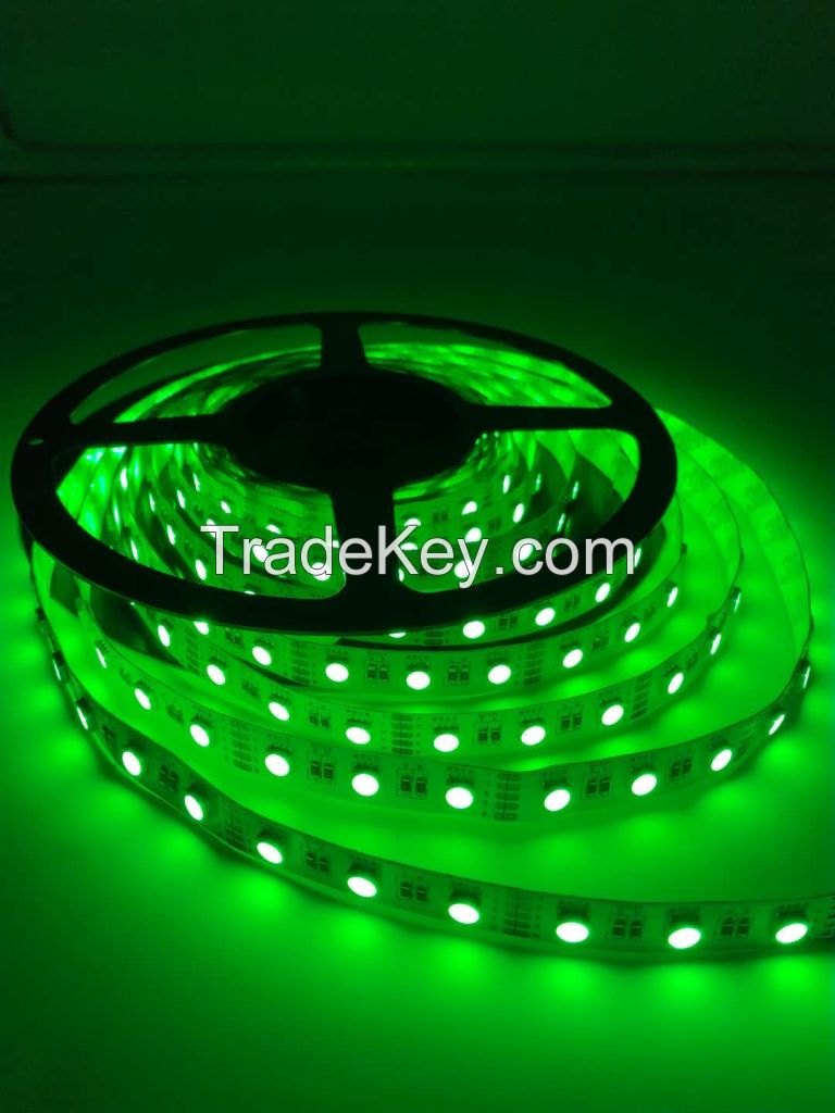 5050 flexible led strip green non-waterproof