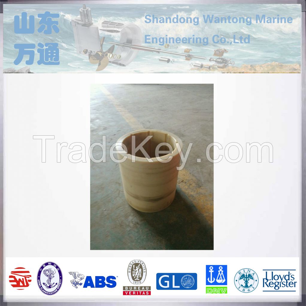 Nylon sleeve water lubrication marine high polymer bearing 