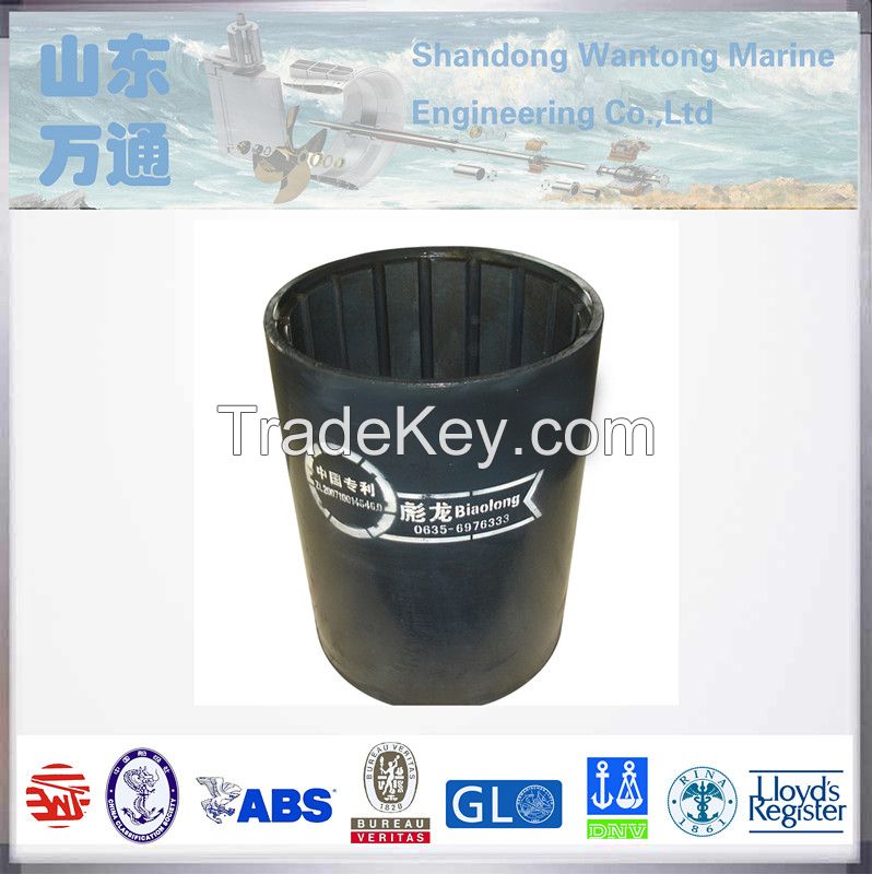 Nylon sleeve water lubrication marine high polymer bearing 