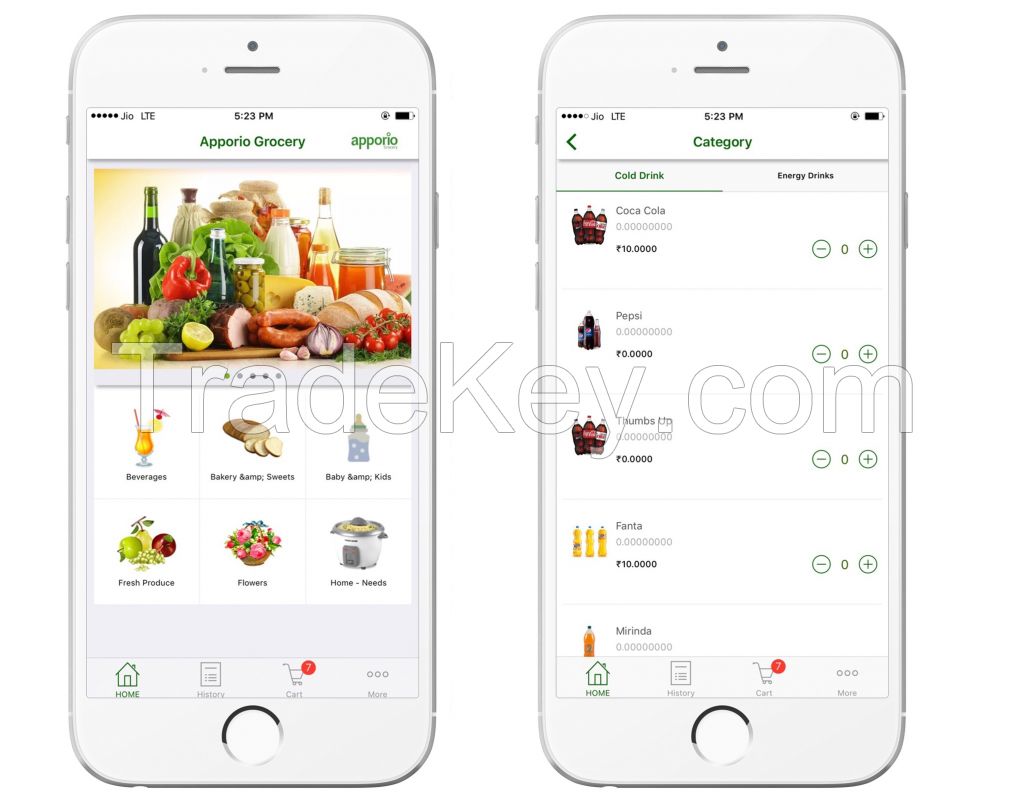 Apporio Grocery eCommerce - Launch Your Own