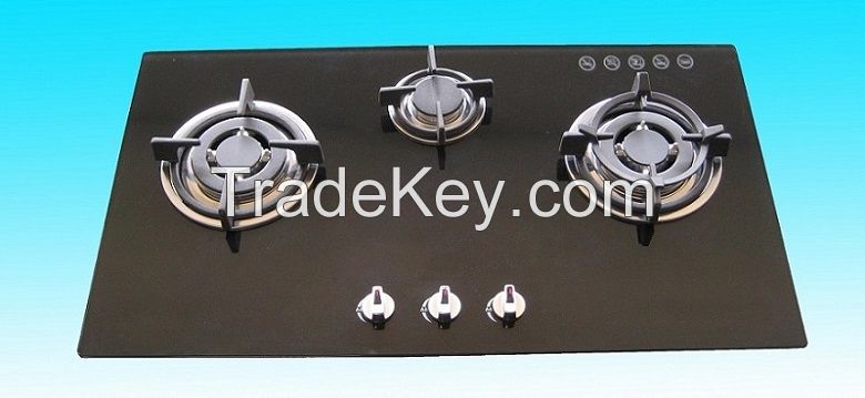 Tempered Glass 3 Burner Cooktop / Hob / Stove