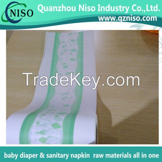 high quality plastic film for baby diaper backsheet raw materials