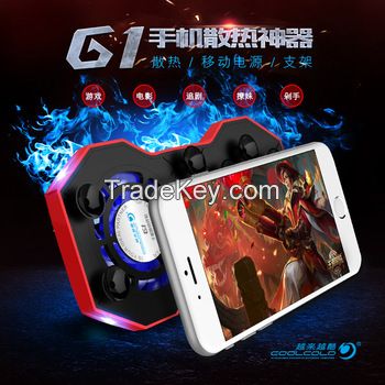 Coolcold New Arrival Mobile Phone Holder Stand With Single Cooling Fan