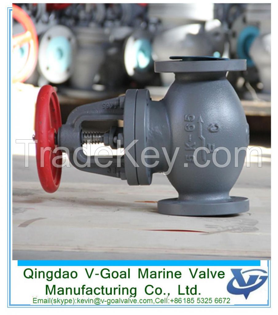 JIS F7353 5K Cast Iron Check Globe Valve