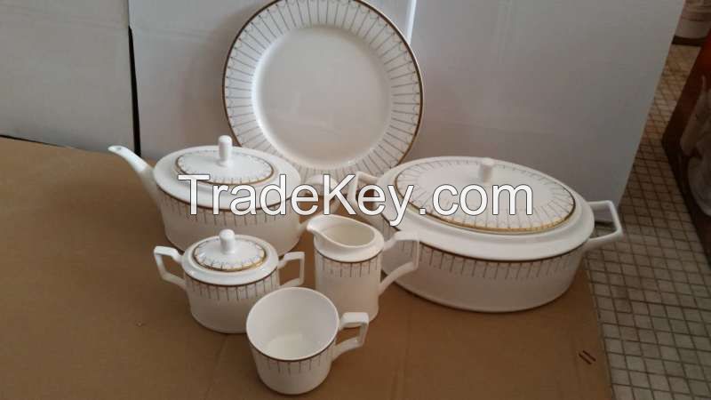 Flower Bone China dinner set 16pcs 48pcs 61pcs 85pcs