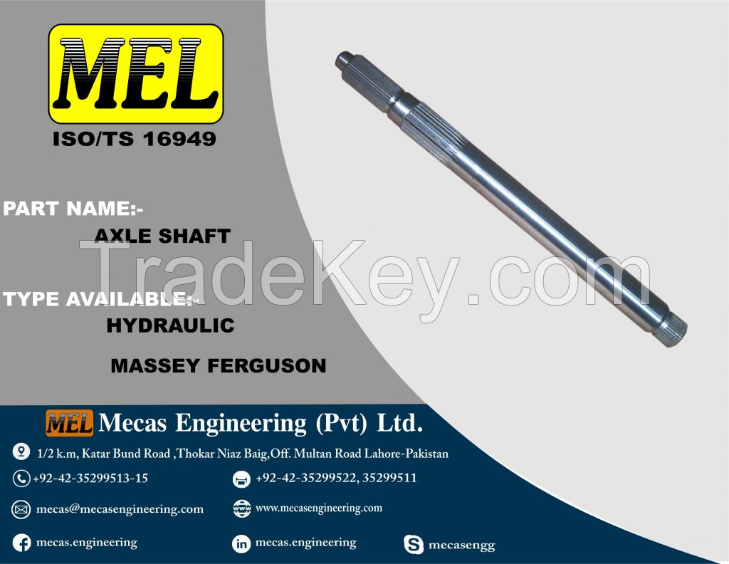 Hydraulic Axle Shaft