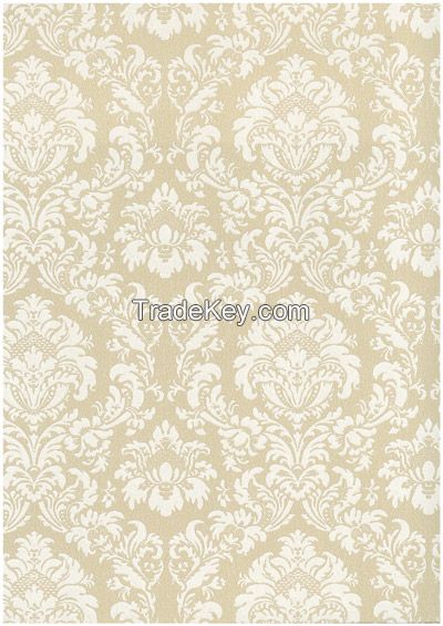 Wallpaper and non-woven wallpaper