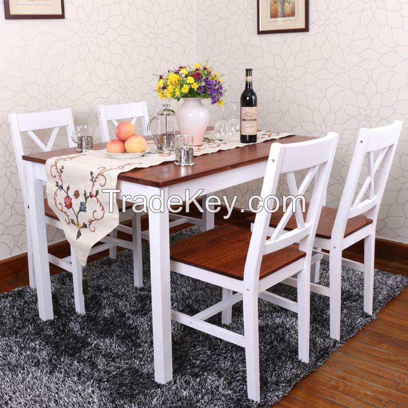 5PC Pine Dining Set