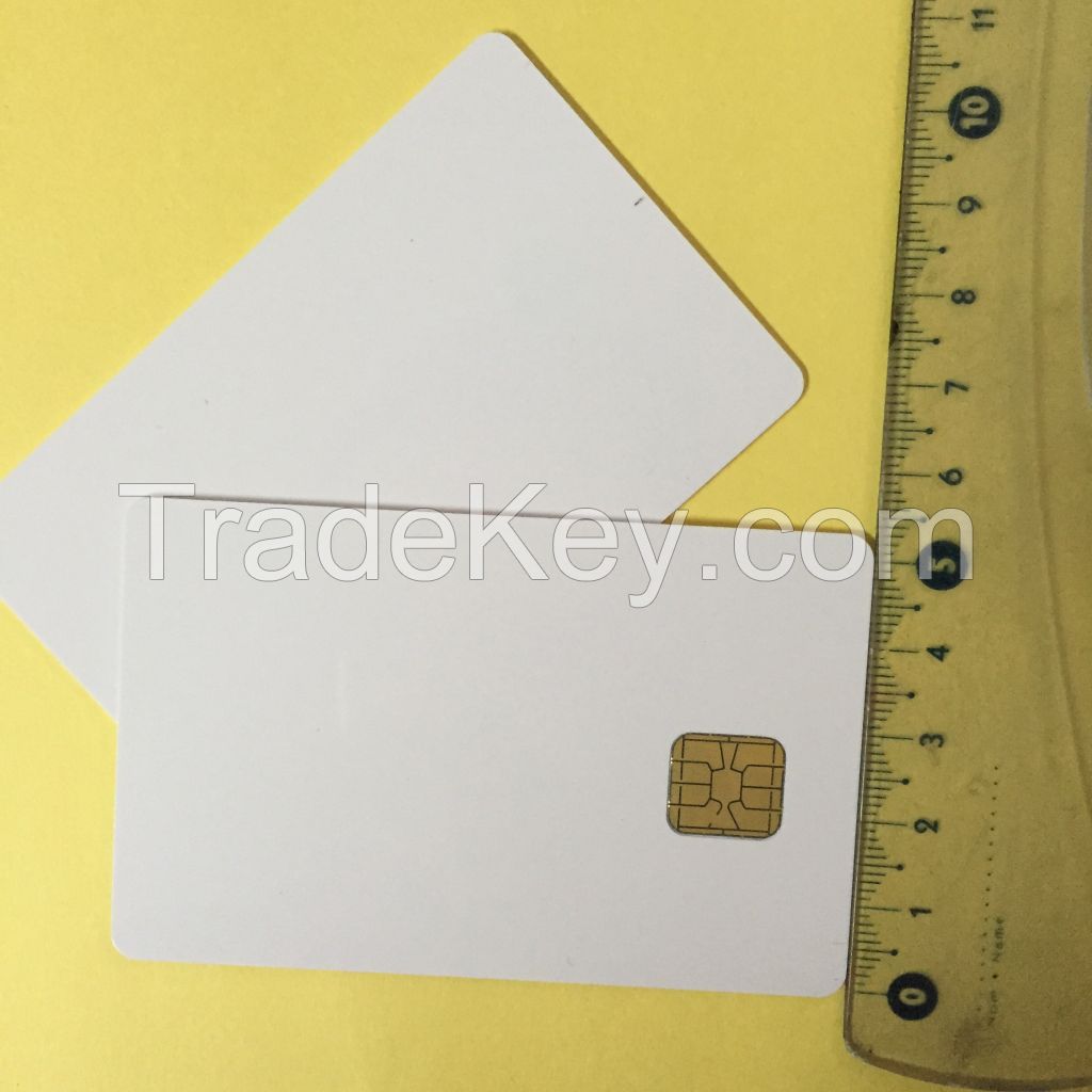 sle4428 chip PVC blank card Printable by Zebra Fargo