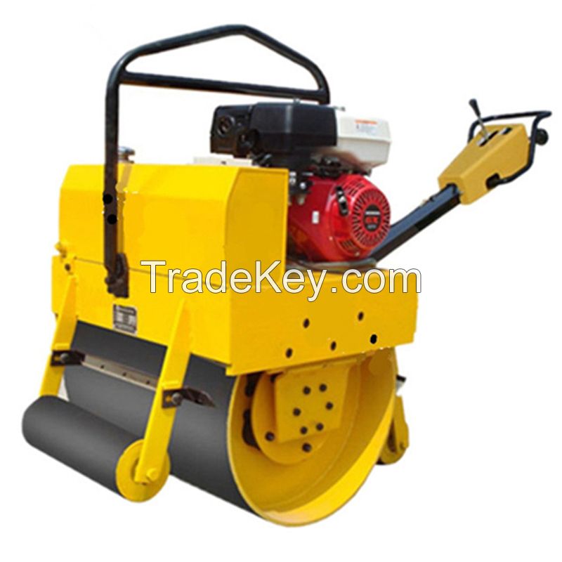 Small mini handle hydralic single drum vibratory road roller