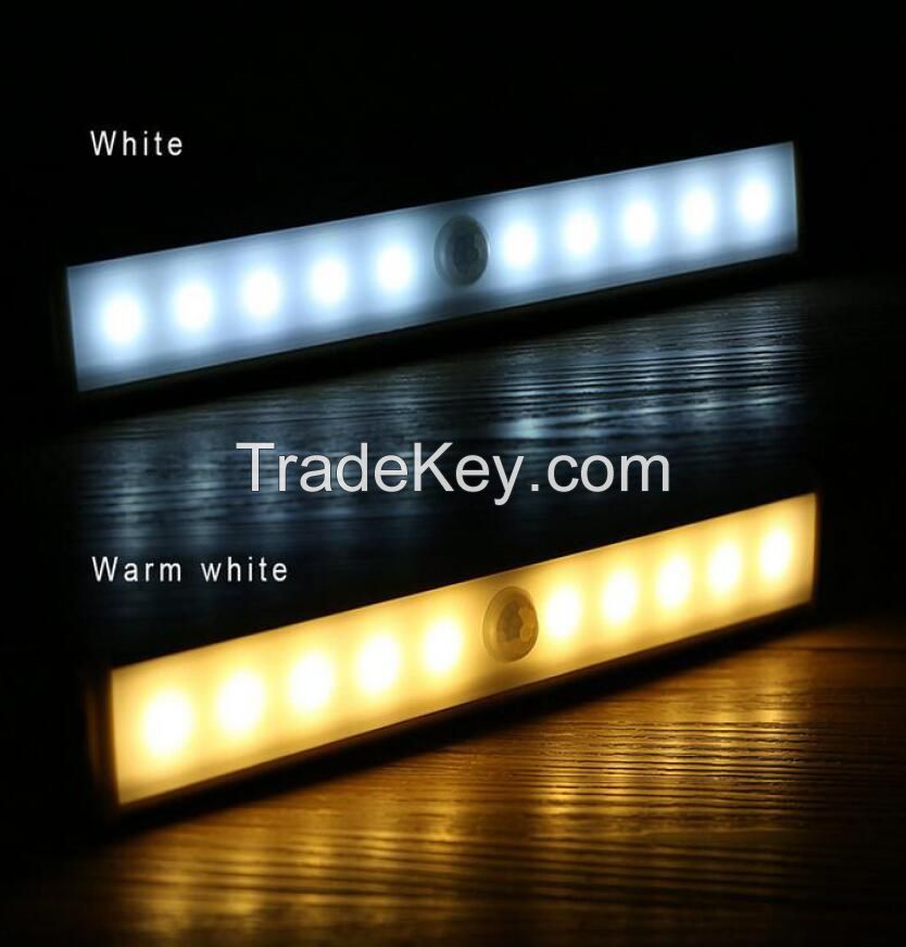 PIR Wireless 10 LED Motion Sensor Light, LED sensor lighting, wardrobe sensor lighting, move sensor lighting