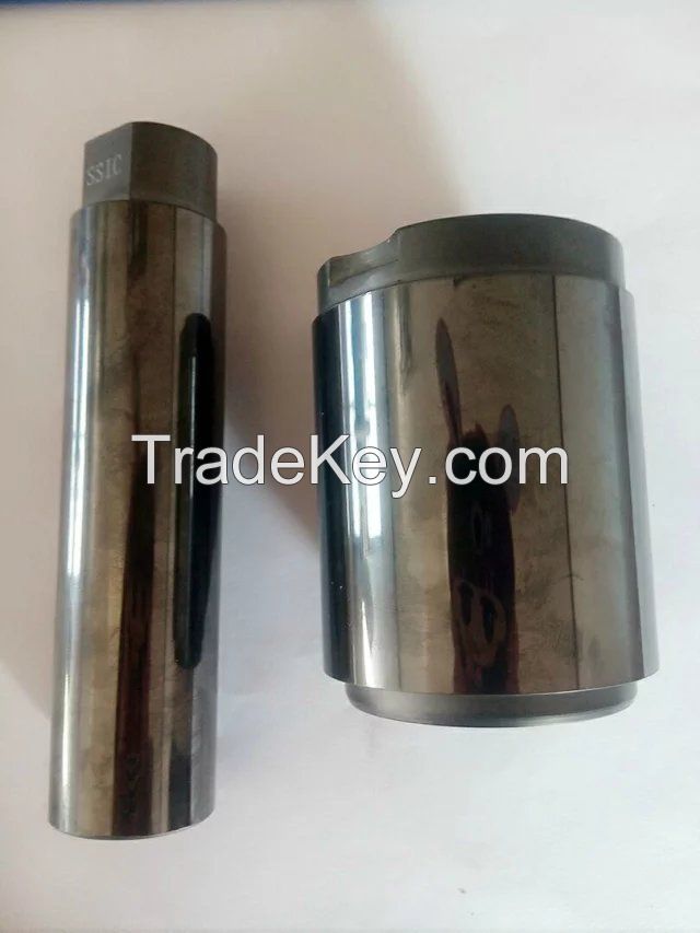 pressuring sintered silicon carbide shaf sleeve/bushing