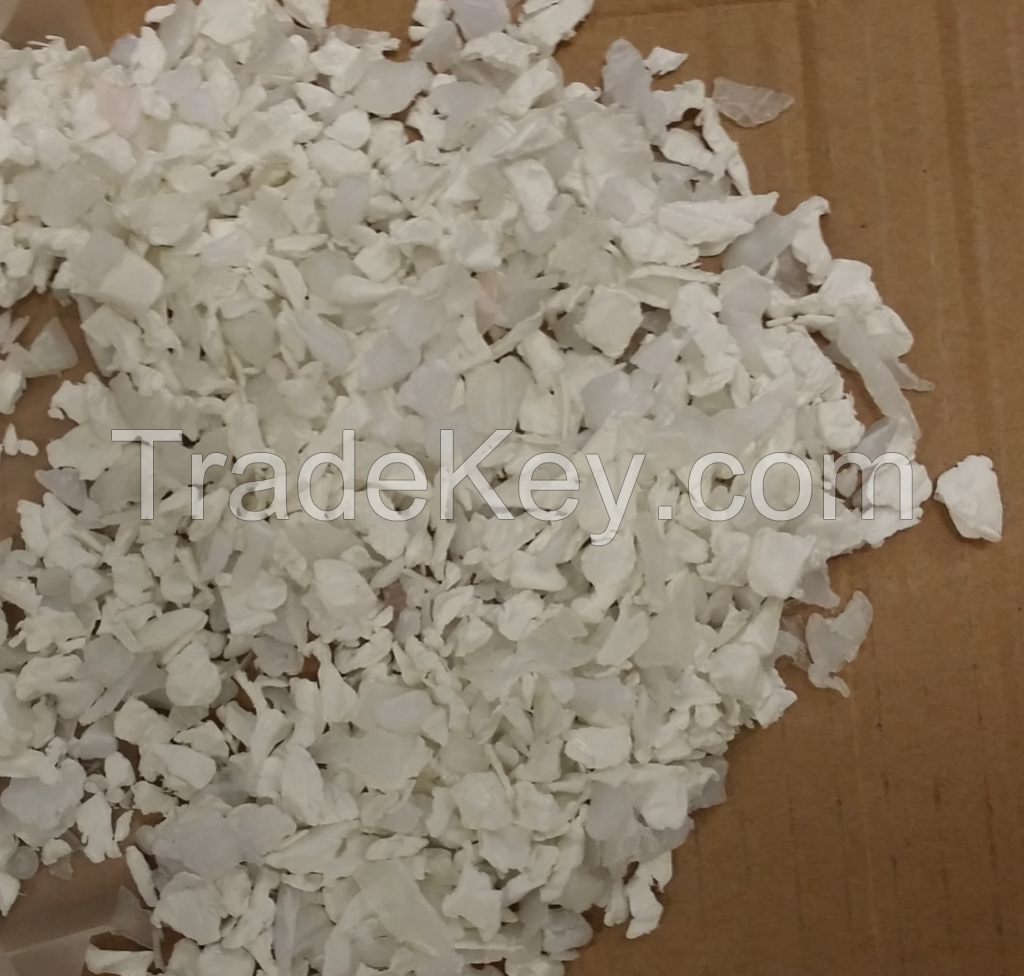 Natural and White HDPE Regrind (from bottles) - Clean and Pure