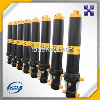 telescopic front end hydraulic cylinder