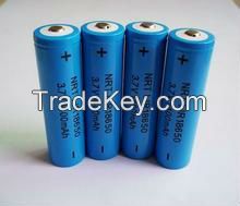 Best selling Lithium Ion LIR 18650 rechargeable battery with 3.7V