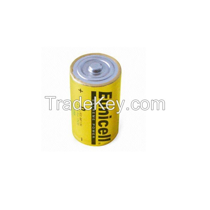 Super heavy duty 1.5V D LR20 Alkaline Battery with CE RoHS SGS certifications
