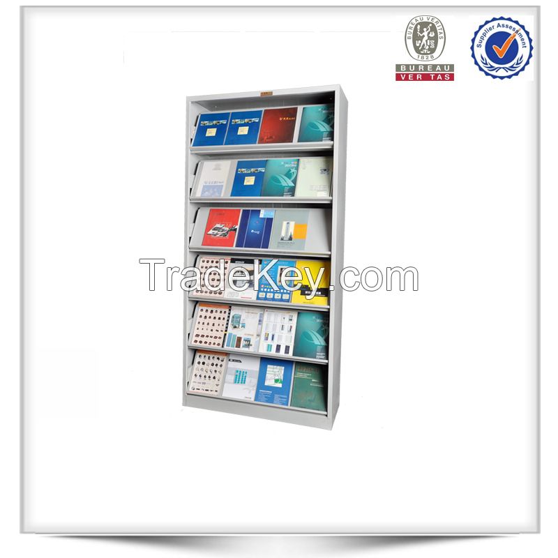 Wholesale assemble library magazine display rack