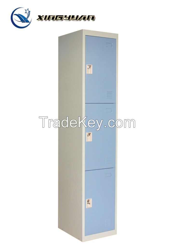 Hot sale gym steel locker/spa locker wardrobe box/wall almirah designs