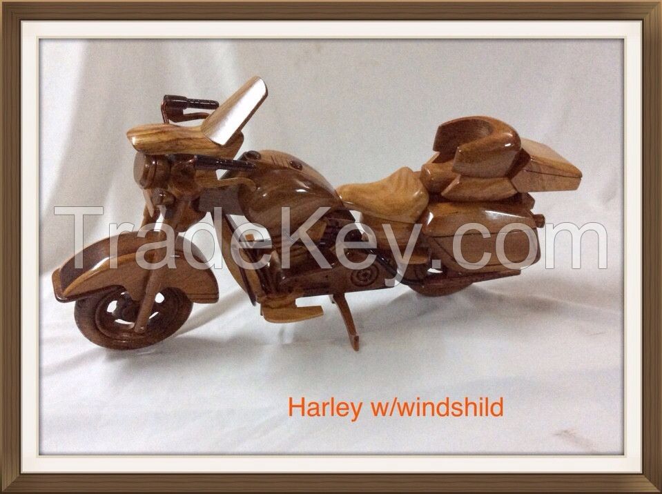 Wooden Motobike Craft