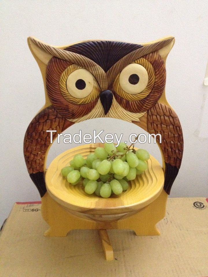 Wooden Fruit Basket Craft - Animal shape