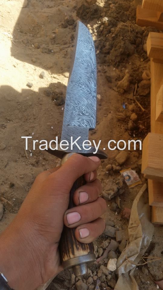 Custom Handmade Damascus Knife Stage 15&quot;