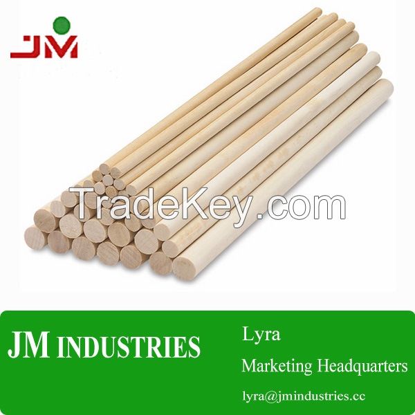 Natural wood crafts dowel rods wood educational tools wood sticks