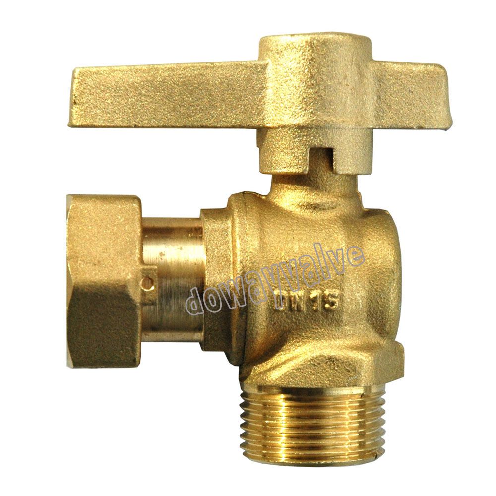 Female Brass Straight Type Water Meter Valve