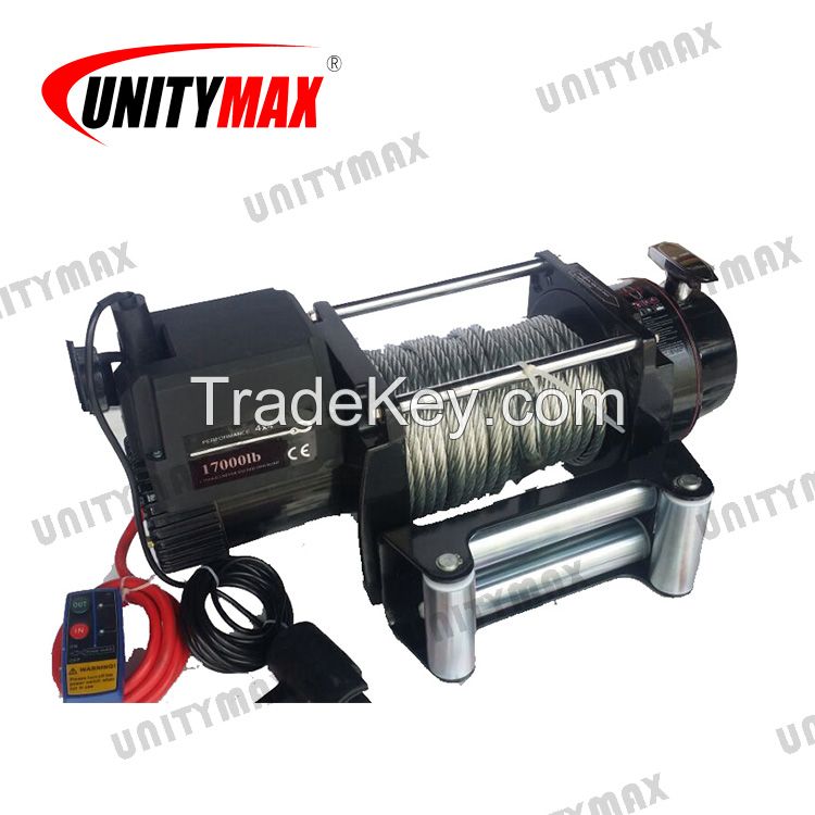 Unity 12V 4X4 electric car winch 17000lbs