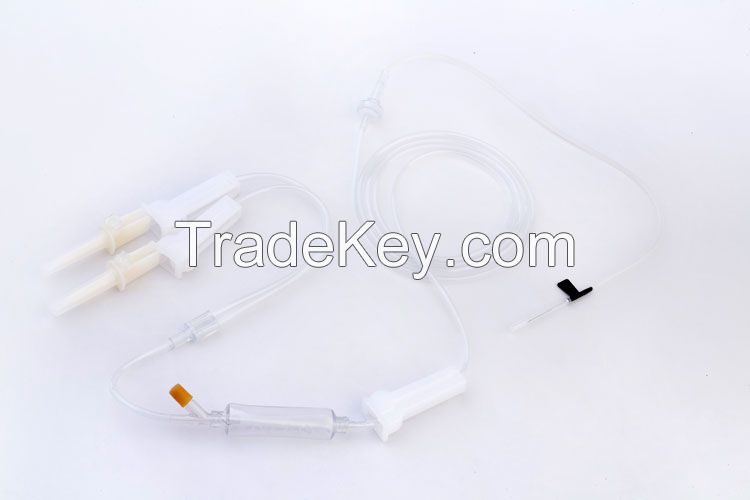 Disposable infusion set with needles