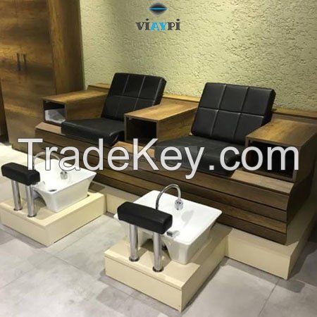   Pedicure Chairs , SPA , Manicure Chair, pedicure and manicure chair , Manicure Trolley , pedicure Tables ,Viaypi Company , Barber Chairs , Turkey , Hair Washing Shampoo Chairs 