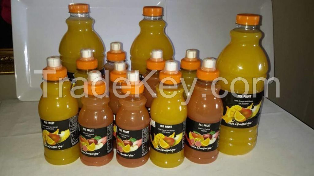 Mageu made from Mabele(Sorghum) and various 100% fruit juices