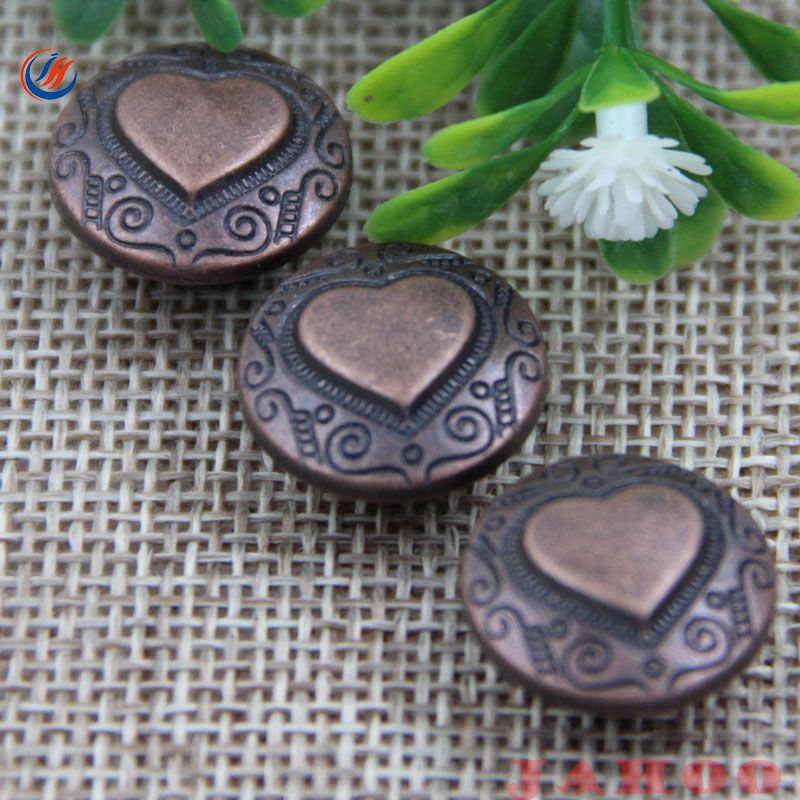 High Quality Metal Jeans Button with Customized Logo Embossed