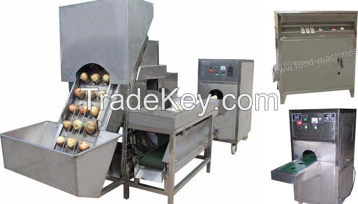 Automatic Onion Peeling & Root Cutting Machine