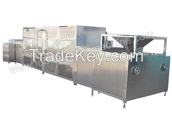 Microwave vegetable drying machine