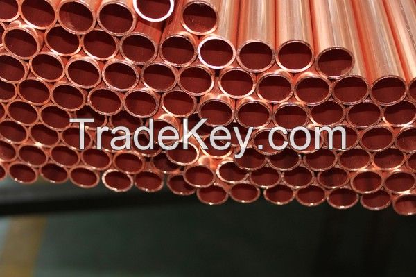 Straight copper tube