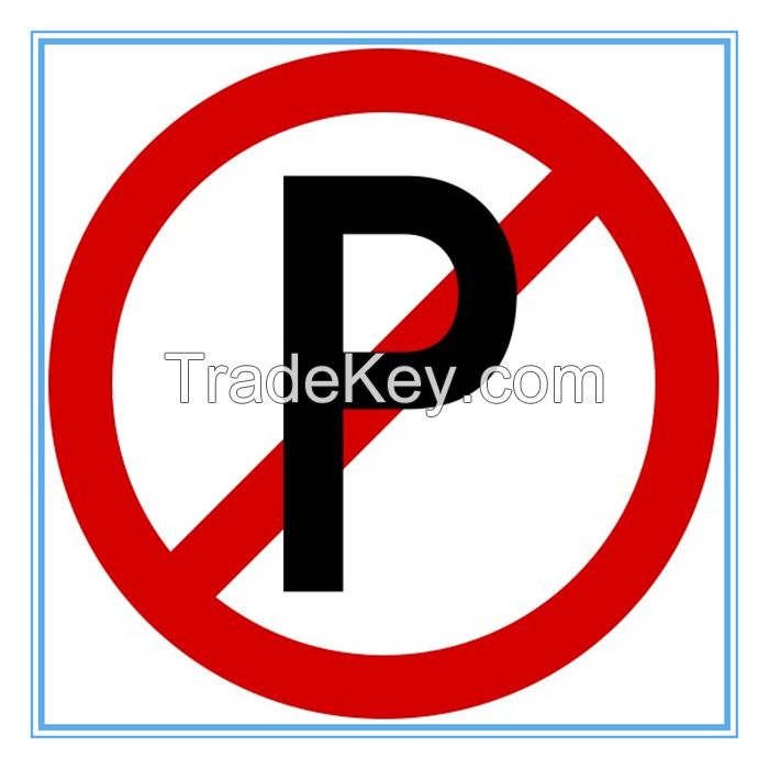 Botswana road traffic no parking sign, Botswana road traffic no parking signal