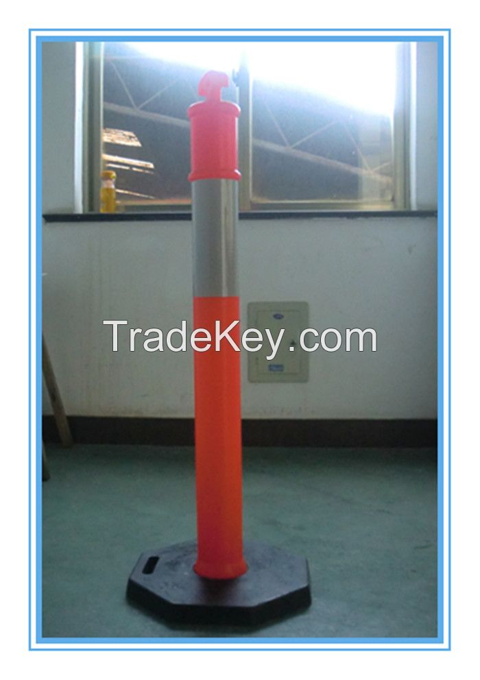 T top flexible elastic warning posts, t top flexible elastic warning bollards