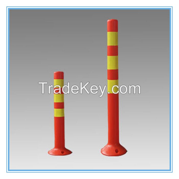 PU flexible elastic warning posts, PU flexible elastic warning bollards