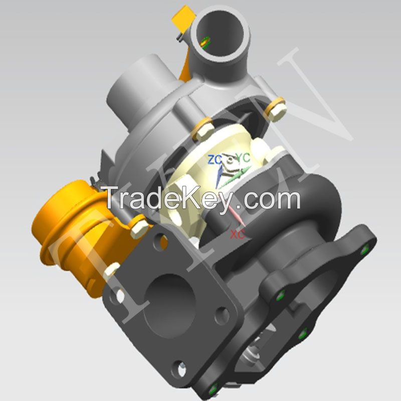 turbocharger -1G924-17012 for Komatsu PC56-7 excavator, Kubota PC56-7, Bobcat tractor