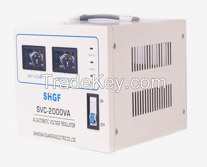 SVC/TND-2000VA series single phase voltage stabilizer